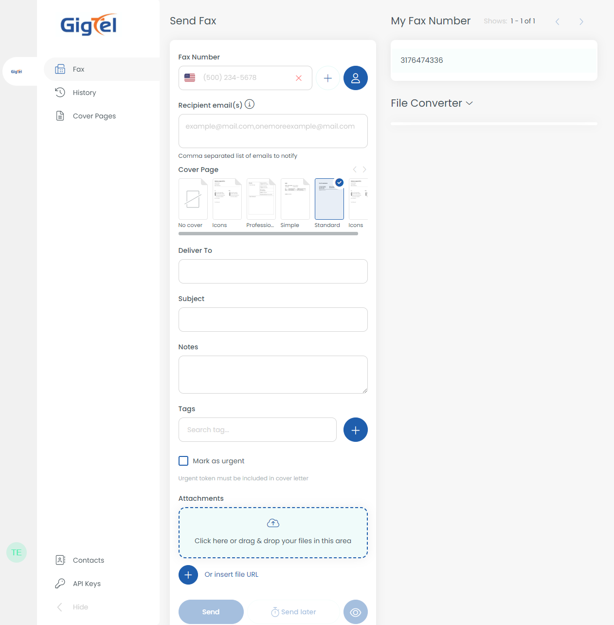 E-Fax Guide – GigTel Technical Support